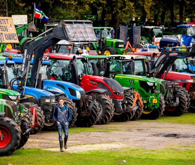 Demonstratie boeren 1 oktober social media