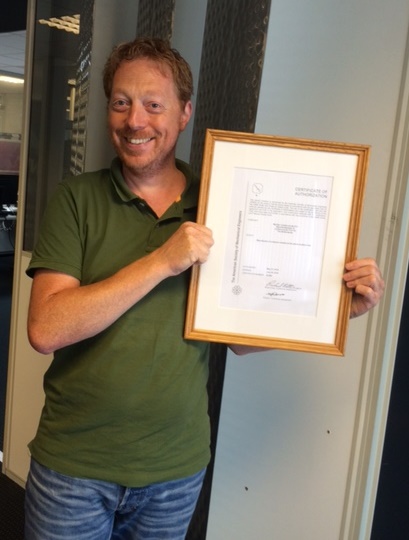 Dennis Beeks, Project Engineer bij Mueller en nauw betrokken bij de certificering